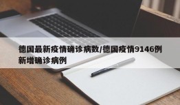 德国最新疫情确诊病数/德国疫情9146例新增确诊病例