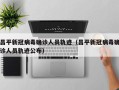 昌平新冠病毒确诊人员轨迹（昌平新冠病毒确诊人员轨迹公布）