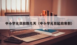 中小学元旦放假几天（中小学元旦起放寒假）