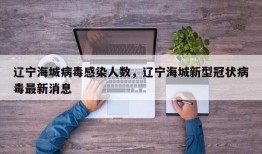辽宁海城病毒感染人数，辽宁海城新型冠状病毒最新消息