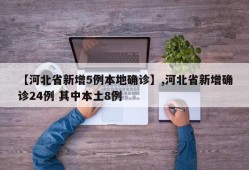 【河北省新增5例本地确诊】,河北省新增确诊24例 其中本土8例