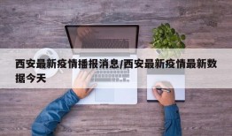 西安最新疫情播报消息/西安最新疫情最新数据今天
